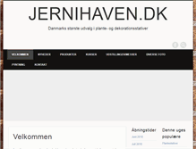 Tablet Screenshot of jernihaven.dk